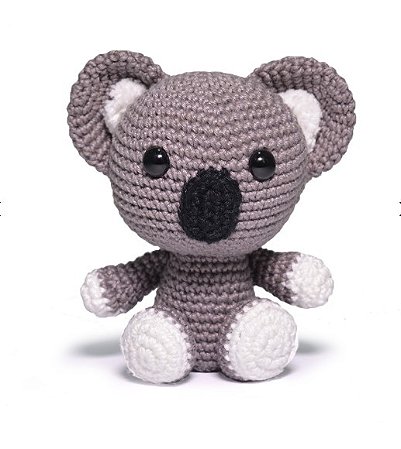 Kit Amigurumi Safari baby Mod-Coala Círculo