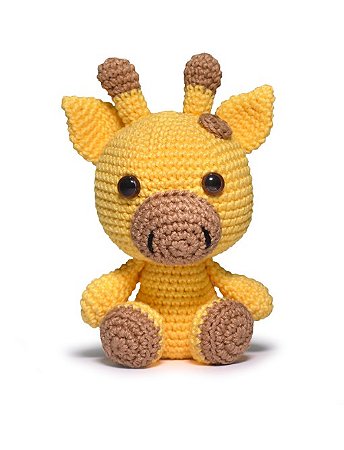 Kit Amigurumi Safari baby Mod-Girafa Círculo