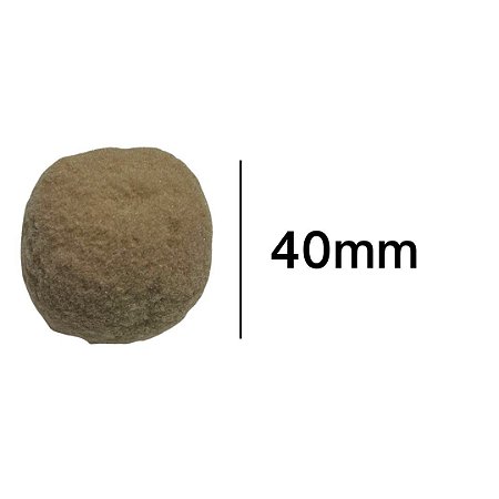 Pompom 4 cm Bege com 10 unidades NYBC