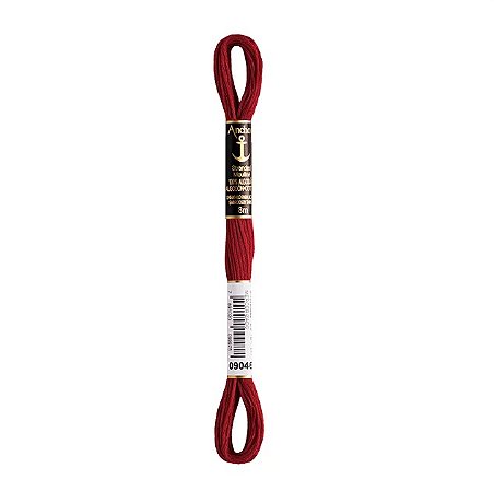Linha para bordado a mão Anchor cor 0020 c/8 metros coats