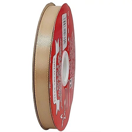 Fita poliéster 11mm Bege c/50 metros Trader