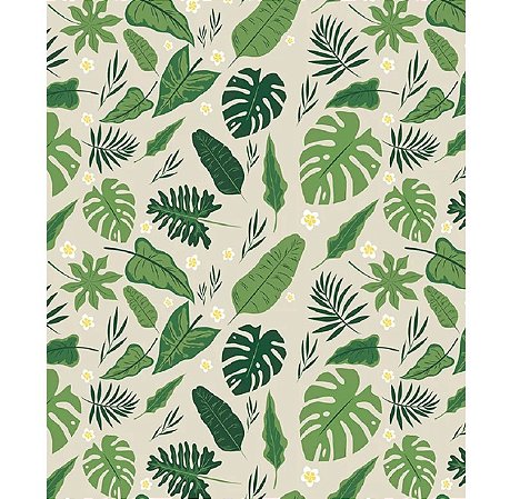 Tecido tricoline estampado costela de adão ref:2178 - 100% algodão 50cm x 150cm Círculo