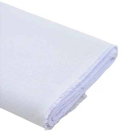 Pano de Copa 100% algodão 1m x 70cm branco Círculo