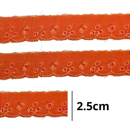 Bordado Ingles 2.5cm COR 523 CTL-61 c/ 13.7 metros NYBC