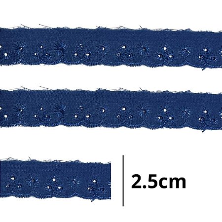 Bordado Ingles 2.5cm COR 207 CTL-61 c/ 13.7 metros NYBC