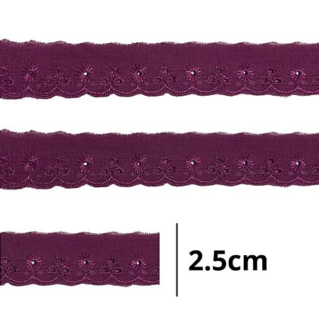 Bordado Ingles 2.5cm COR 299 CTL-61 c/ 13.7 metros NYBC