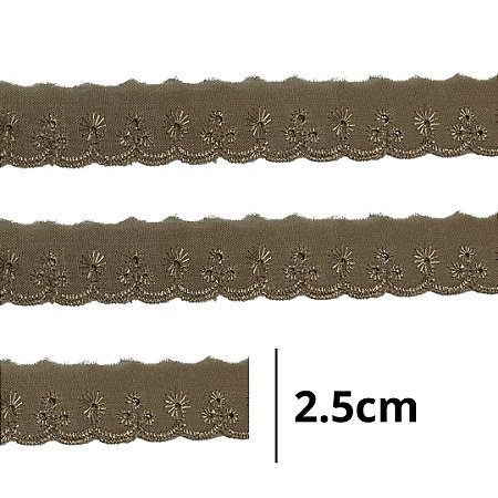 Bordado Ingles 2.5cm COR 298 CTL-61 c/ 13.7 metros NYBC