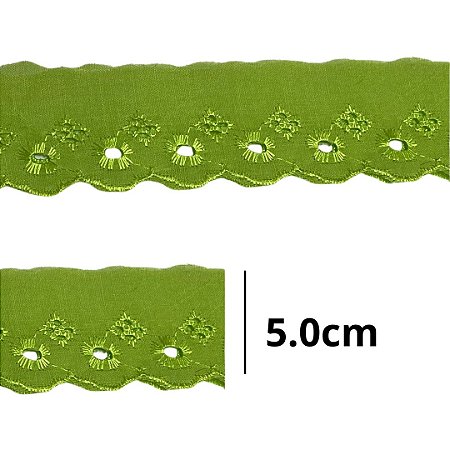 Bordado Ingles 5.0cm COR 225 CTB-134 c/ 13.7 metros NYBC