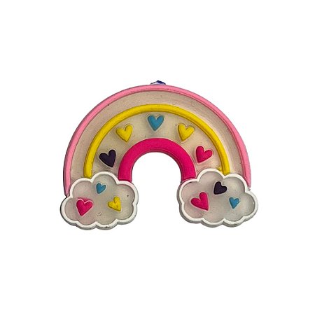 Aplique arco-íris emborrachado ref 0003 - 49mm