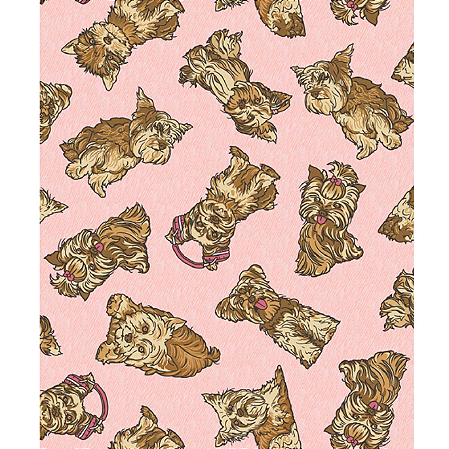 Tecido tricoline estampado pet ref:2325 - 100% algodão 50cm x 150cm Círculo