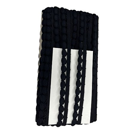 Fita pompom 7880 preto c/10 metros São José