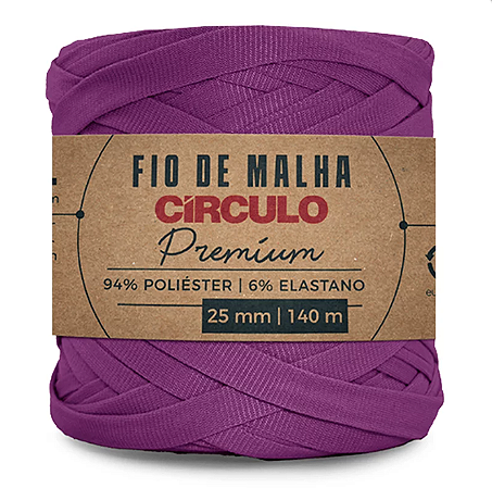 Fio de malha premium cor 6291 com 140 metros - círculo