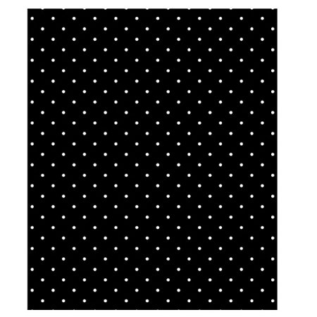 Tecido Tricoline Poá Cor 1586 Preto e Branco 100% Algodão 50cm Círculo