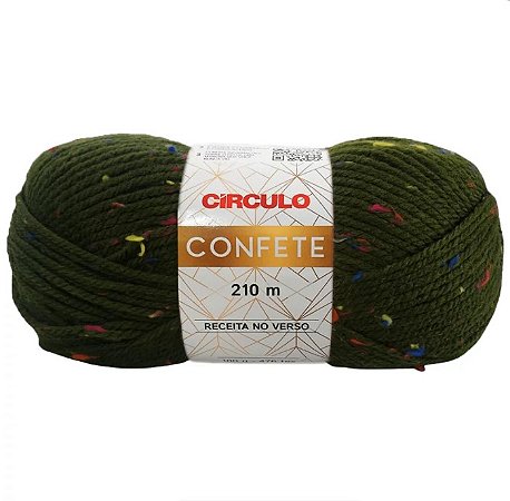 Fio confete 100 gramas COR 5875 c/210 metros CIRCULO