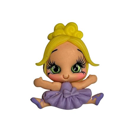 Enfeite Biscuit Boneca Bailarina 65mm Ref 04 Sanding