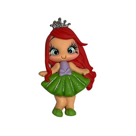 Enfeite Biscuit Princesa Ariel 75mm Sanding