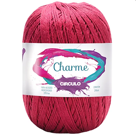 Linha Charme cor 7136 c/ 396 metros 100% algodão - Círculo