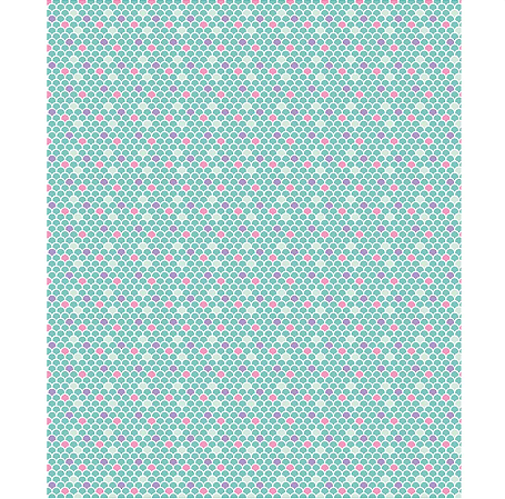 Tecido tricoline estampado ref:1688 - 100% algodão 50cm x 150cm Círculo