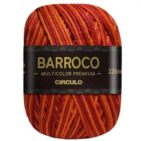 Linha Barroco Multicolor premium cor 9218 com 200 gramas Círculo