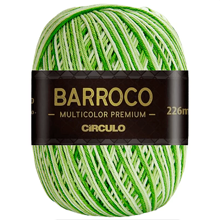Linha Barroco Multicolor premium cor 9384 com 200 gramas Círculo
