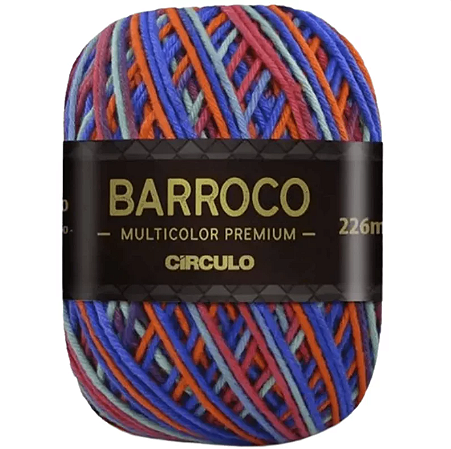 Linha Barroco Multicolor premium cor 9459 com 200 gramas Círculo