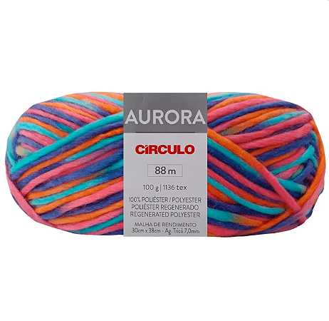 Fio Aurora cor 9352 c/100 gramas - Círculo