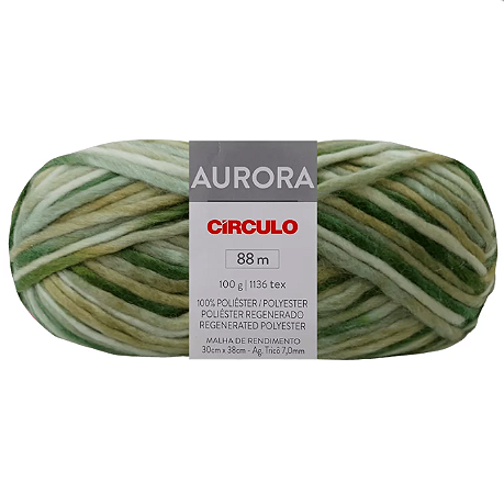 Fio Aurora cor 9991 c/100 gramas - Círculo