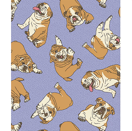 Tecido tricoline estampado pet ref:2327 - 100% algodão 50cm x 150cm Círculo