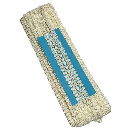 Renda Guipir 25mm Creme CHL 616 com 13,7 Metros NYBC