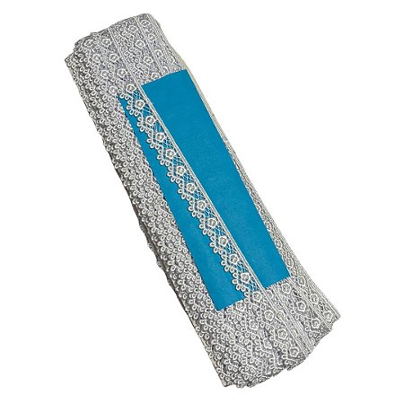 Renda Guipir CHL-653 cor branco 15mm c/13.70 metros NYBC