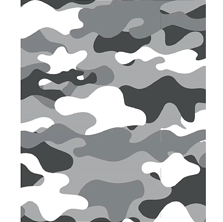 Tecido tricoline camuflado ref:2342 - 100% algodão 50cm x 150cm Círculo
