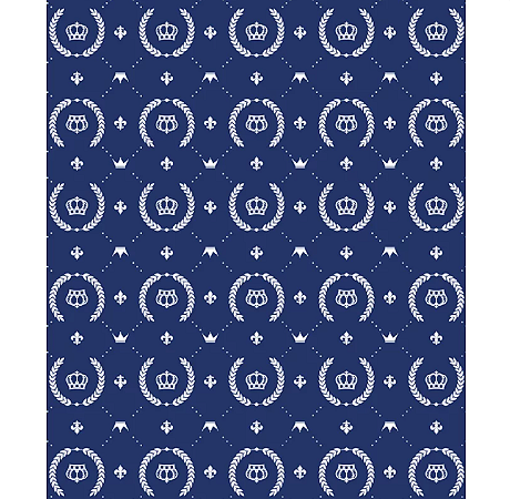 Tecido tricoline estampado coroa ref:2225 - 100% algodão 50cm x 150cm Círculo