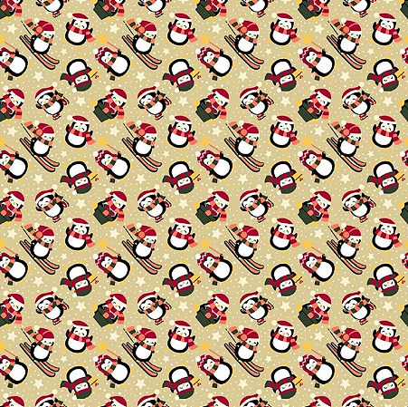 Tecido tricoline natal ref:2422 - 100% algodão 50cm x 150cm Círculo