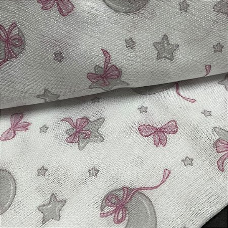 Fralda Dupla Lua 100% Algodão 70cm x 70cm Dohler