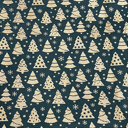 Tecido Tricoline Natal Ref 1276 - 100% Algodão 50cm x 150cm Peripam