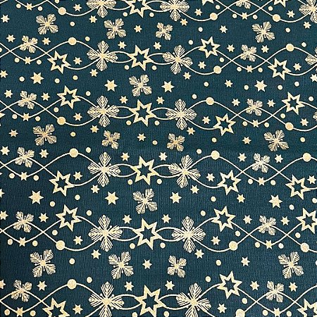 Tecido tricoline natal ref 1166 - 100% algodão 50cm x 150cm Peripam
