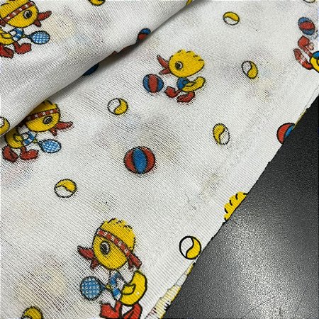 Fralda Dupla Pato 100% Algodão 70cm x 70cm Dohler