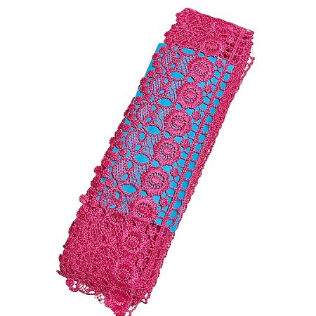 Renda Guipir CHL-624 cor pink 70mm c/ 13.70 metros NYBC