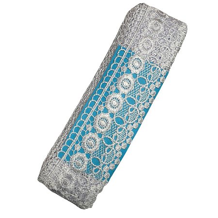 Renda Guipir CHL-624 cor branco 70mm c/ 13.70 metros NYBC