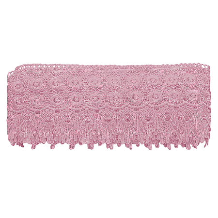 Renda Guipir 9,5cm Rosa Bebê CHL-427 com 13,7 Metros NYBC