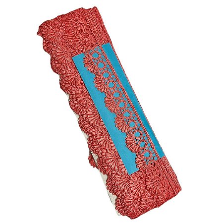 Renda Guipir chl-113 cor coral c/13.70 metros NYBC