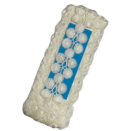 Renda Guipir CHL-612 cor creme 45mm c/ 13.70 metros NYBC