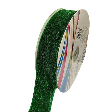 FITA METALIZADA VERDE 38MM COM 20 METROS NYBC