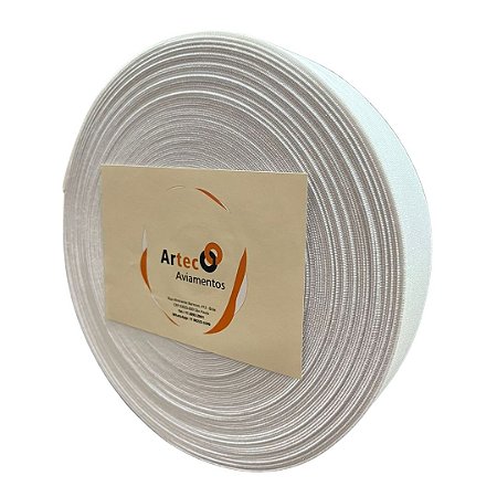 Elástico de Embutir 35mm Branco Com 25 Metros Artec