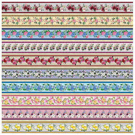 Tecido Tricoline Barrado Digital 200130 Romance 50cm x 150cm Caldeira