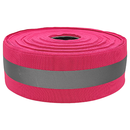 Faixa Refletiva 50mm Rosa Com 50 Metros Nybc