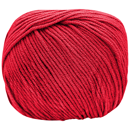 Fio Amigurumi Soft cor 3542 Amor com 150 metros Círculo