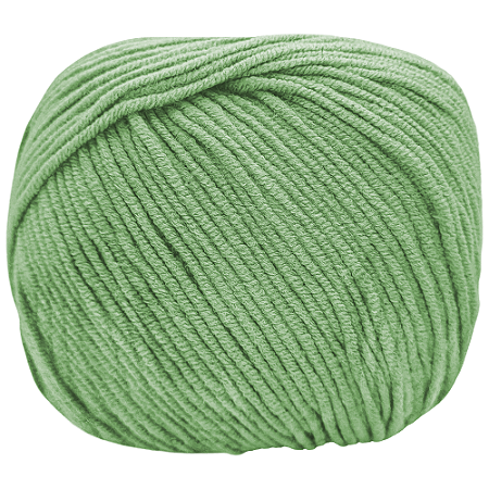 Fio Amigurumi Soft cor 5069 Samambaia com 150 metros Círculo