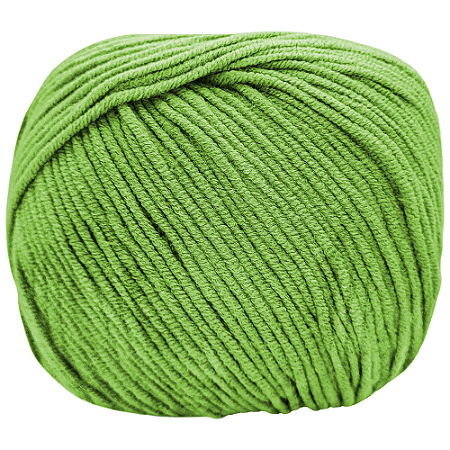 Fio Amigurumi Soft cor 5203 Greenery com 150 metros Círculo