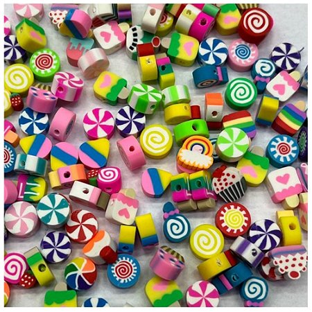 Miçanga Biscuit Doces Com 50 Unidades